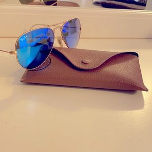 Flash Blue Ray Ban Classic Aviator